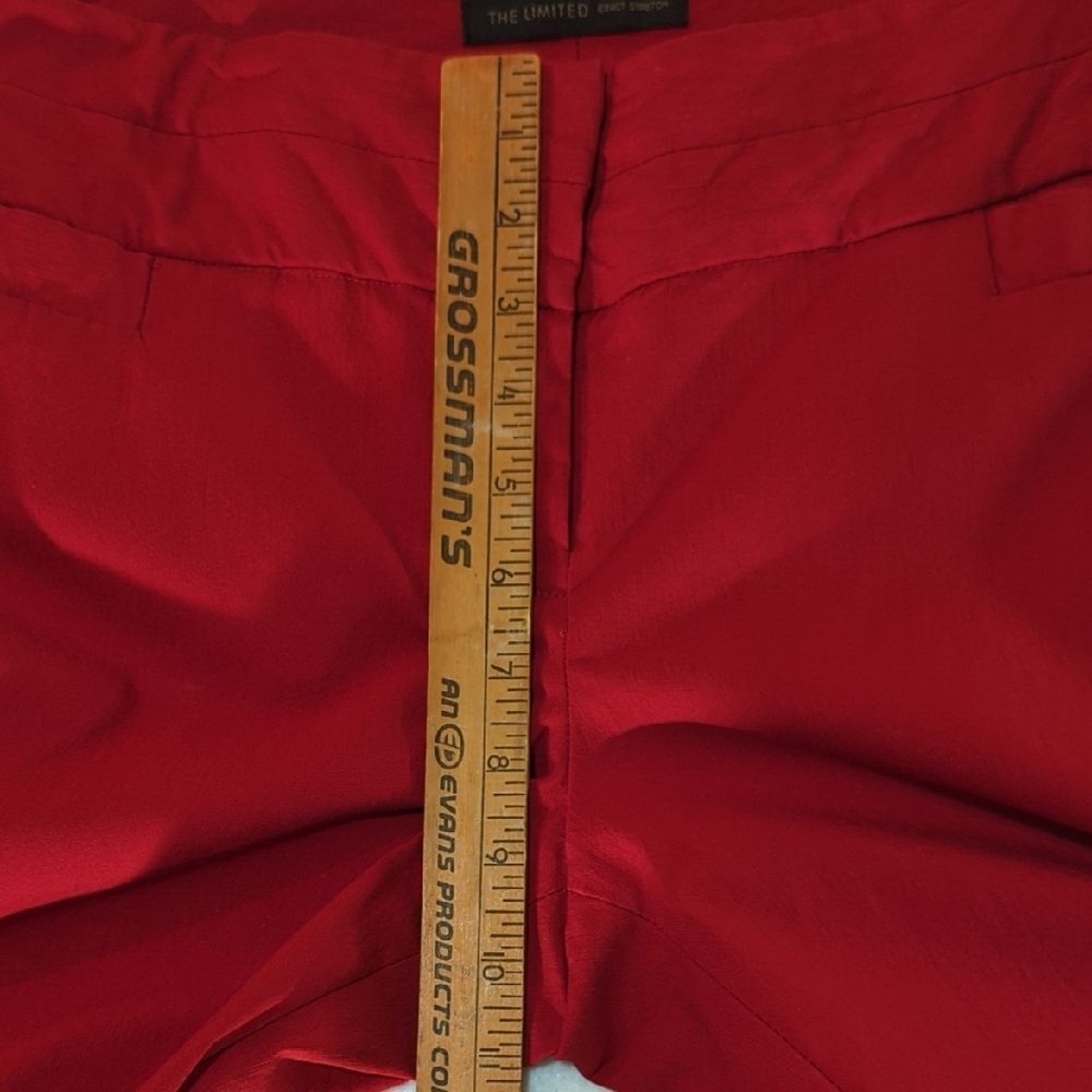 The Limited Women's Bold Red Flare Pants - Picture 5 of 9